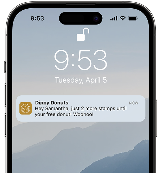 An Apple Wallet Push Notification